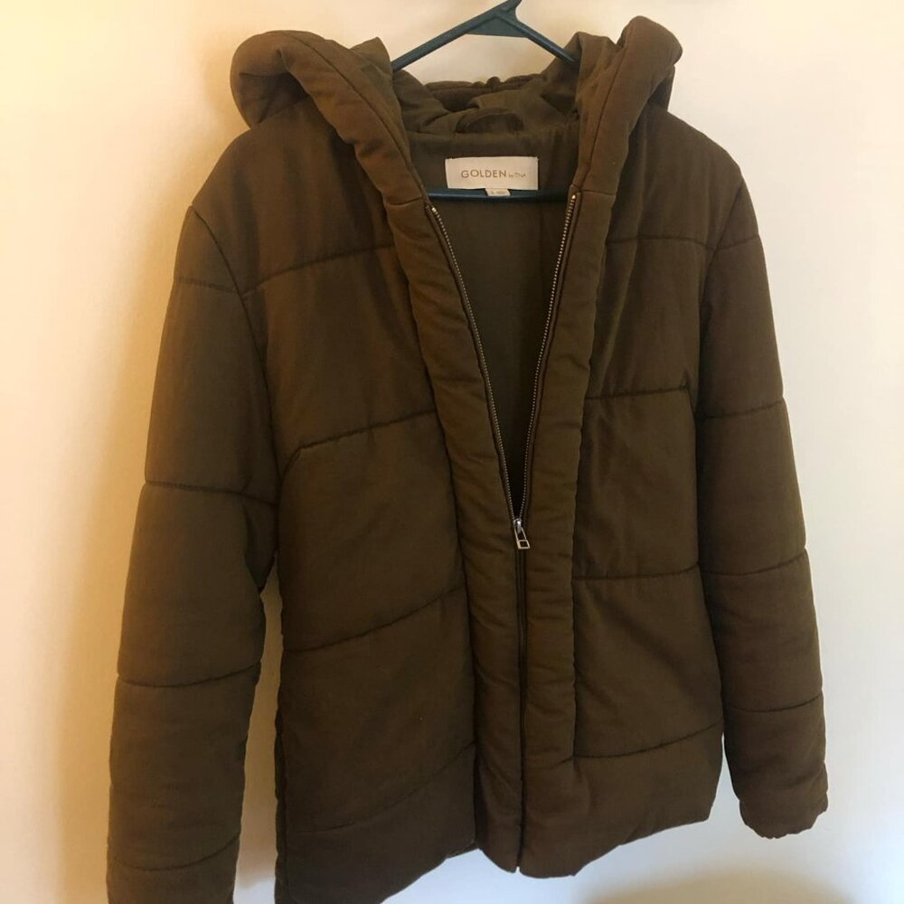 Women's Coat, Golden by TNA, Aritzia